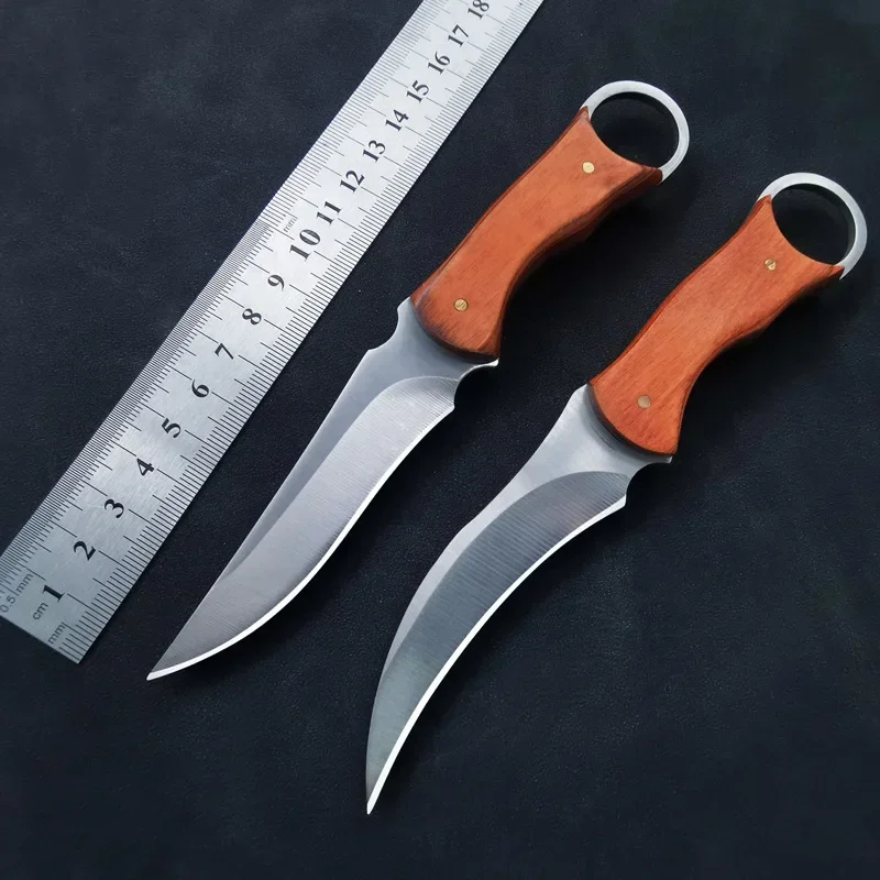 Outdoor Folding Knife Portable Camping Survival Household Daily Fruit Knife Barbecue Meat Western Knife