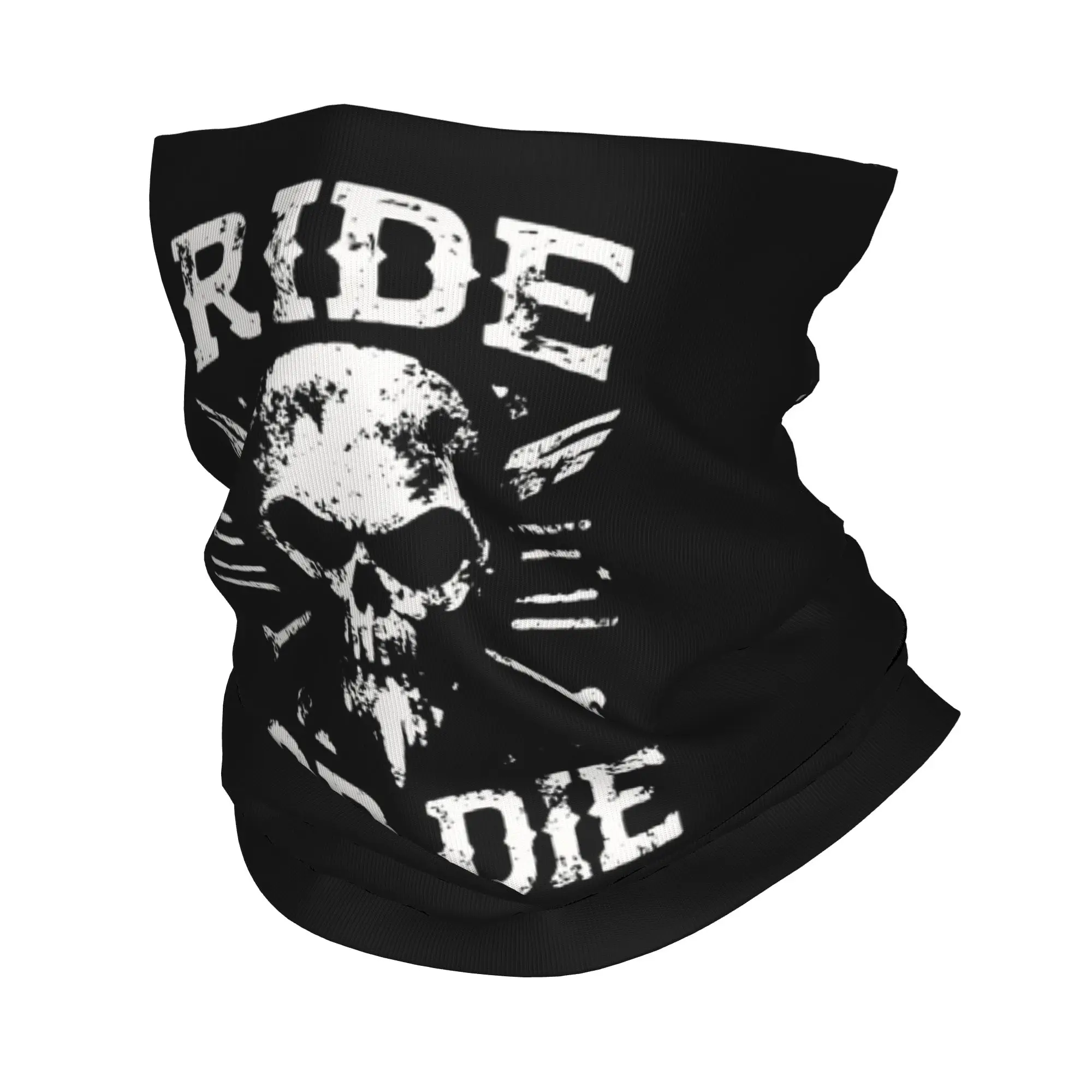 

Ride Or Die Bandana Neck Cover Printed Wrap Scarf Warm Headband Hiking Fishing Unisex Adult