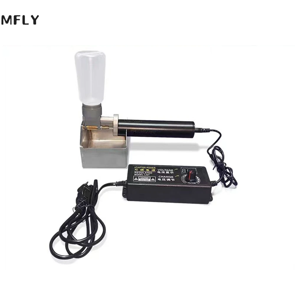 

AC 100-240V Handheld Oil Edger Electric Leather Edge Oil Box Manual Finished Leather Products Side Oil Tool 120W