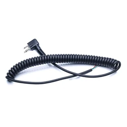 2 Pin M Port DIY 4 Wire Speaker Mic Extension Cable For Motorola GP68 GP88 GP300 GP2000 GP3188 Walkie Talkie Radio Accessories