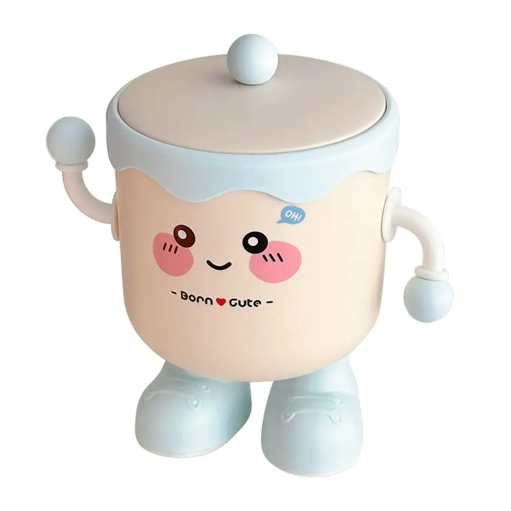 Cartoon Style Desktop Organiser New Design Space-Saving Design Makeup Brush Storage Multipurpose Desktop Waste Basket