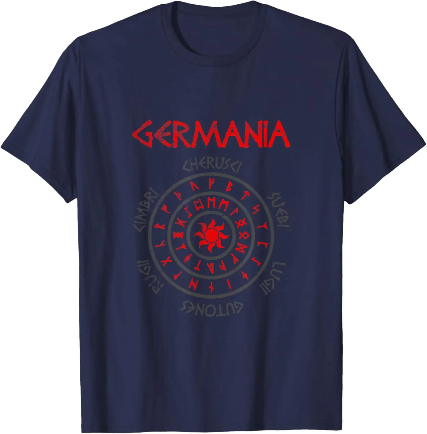 Germania Norse Myth Odin Pagan Valhalla Celtic T-Shirt 100% Cotton O-Neck Short Sleeve Summer Casual Mens T-shirt Streetwear
