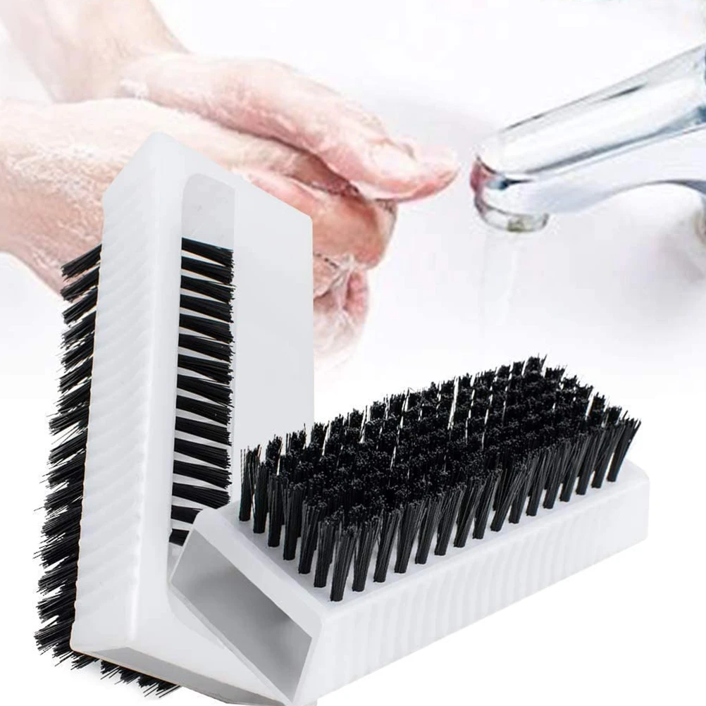 

2 PCS Nail Brush Tools High Temperature Resistance Hand-Washing Manual Scrub Cleaning