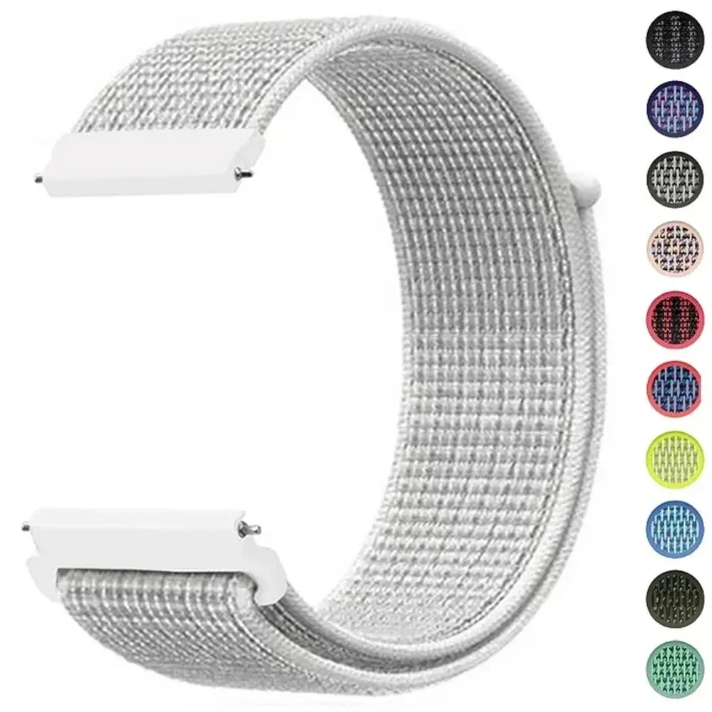 18MM Nylon Loop Band For Xiaomi Mi Smart Watch Straps Women Sports Bracelet For Garmin Vivoactive 4S/Venu 2s Correa Wristband