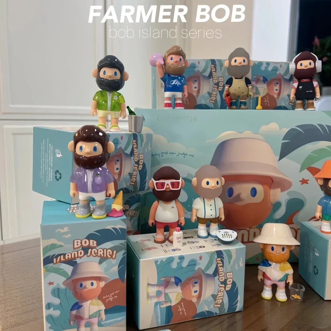 FARMER BOB 5 Generation Island Series Blind Box Toys Guess Bag Mystery Box Anime Figure Model Doll Figure carine Regali di compleanno