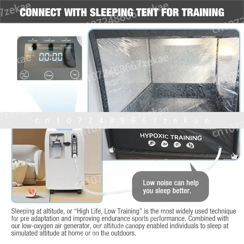 New 8.3%-19.8% Hypoxie Machine Hypoxia Generator 7200m Simulator Altitude Simulated IHHT Training Hypoxic Generator