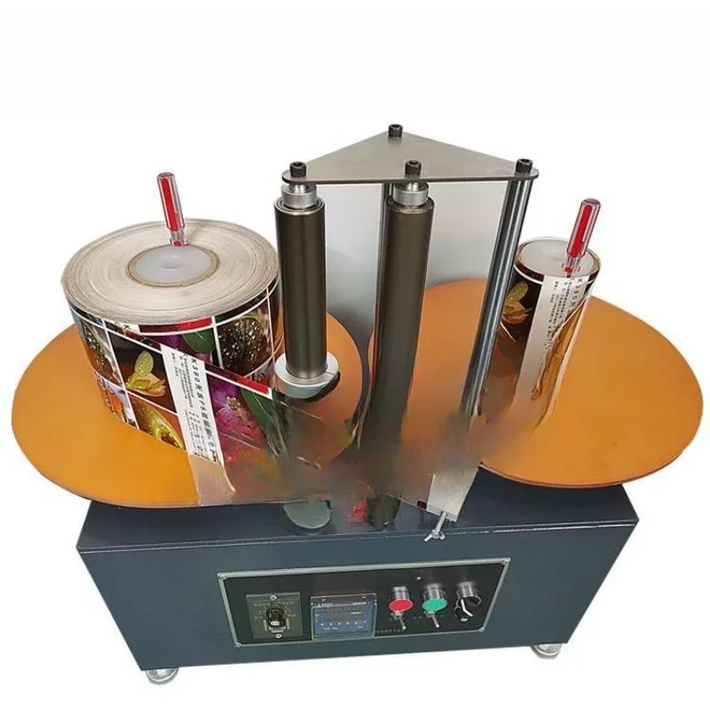 Automatic rewinding machine, compact self-adhesive label rewinding machine, monochrome