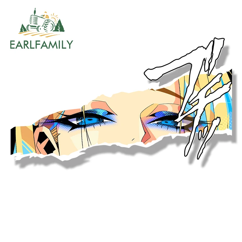 ملصق سيارة EARLFAMILY Senpai Emma Frost Fanart ملصق تشيبي كبير الرأس رسم Waifu ملصق JDM ملصق كارتوني للفتيات على الجدران ملصقات صفعة