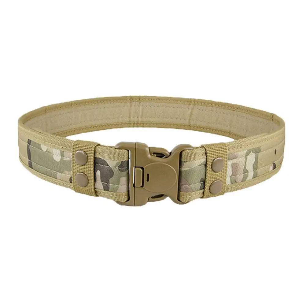 Cinturón táctico de estilo militar para hombre, esponja EVA de lona, cinturón de liberación rápida para exteriores, traje cómodo de entrenamiento de rana Easu Canv M9E4, 1 ud.