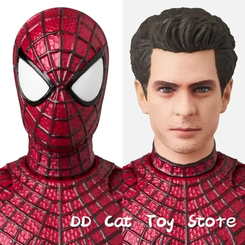 متوفر في المخزون لعبة Medicom الأصلية Marvel Mafex The Amazing Spider-Man 2 Peter Parker 1/12 مقياس لعبة مجسمة قابلة للجمع #3