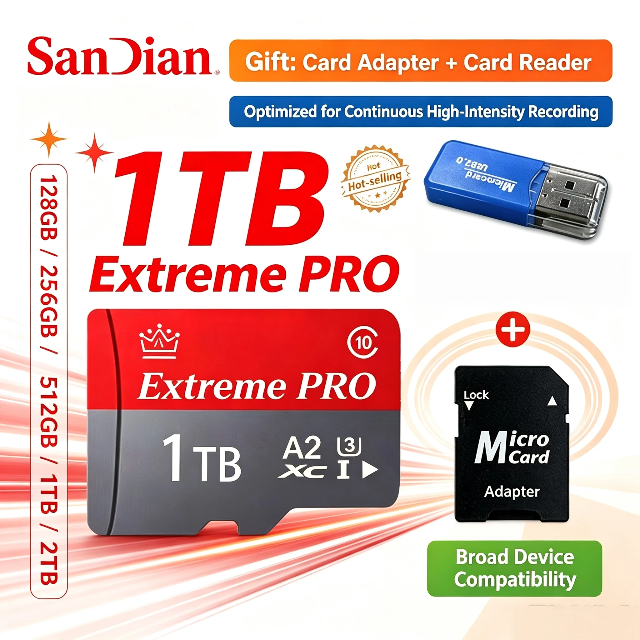 100% Original 128GB 256GB Fast Read Write Micro TF SD Card Class 10 Reliable Security Camera Pro Max Unit Plus