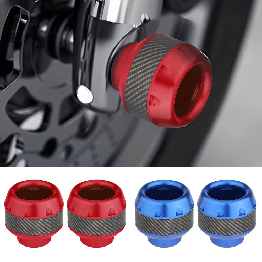 

2pcs Universal Motorcycles Falling Protector Front Fork Cups Aluminum Alloy Sliders Crash Premium Motorbike Accessories