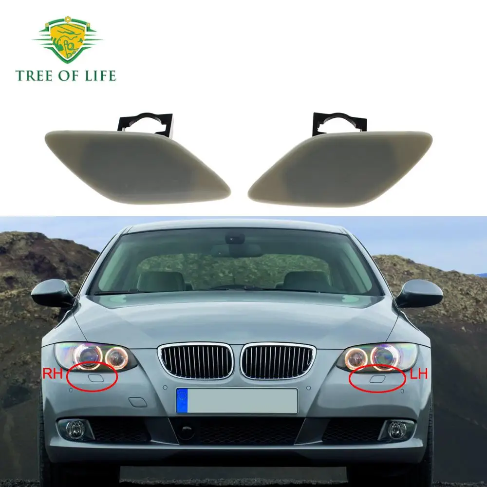 For BMW 3 Series E92/93 LCI 320 325 328i 330 335i Coupe Convertible 2006-2010 Front Bumper Headlamp Washer Spray Nozzle Cover