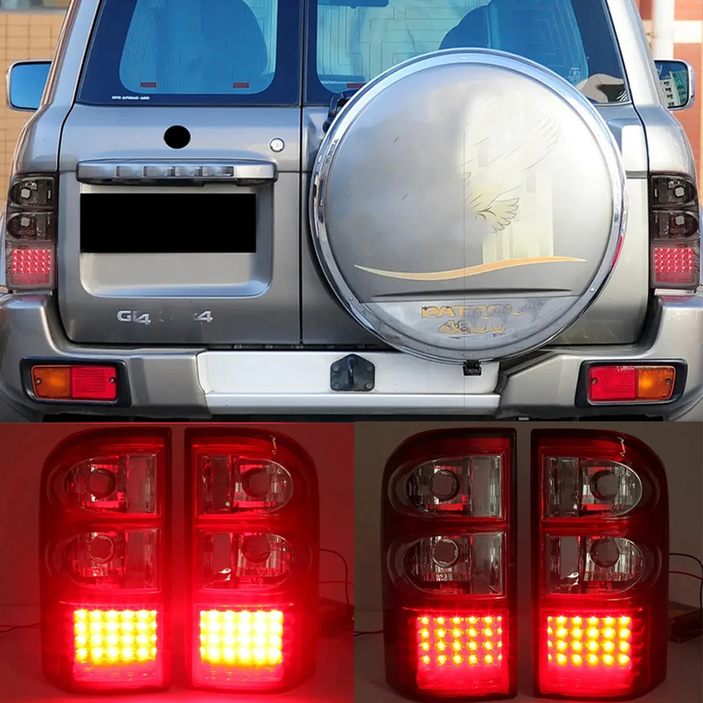 

For Nissan Patrol Y61 1997-2004 Rear Light LED Automobile Tail Turn Signal Lamp Warning Stop Brake Fog Lights Car Accesories