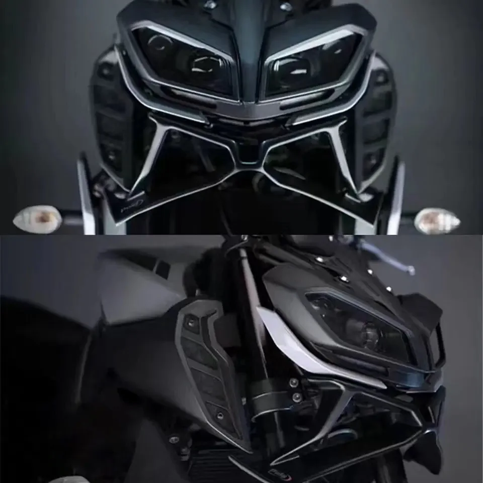 Para Yamaha MT-09 MT09 SP 2017-2020 2019 alerones frontales desnudos de fuerza descendente para motocicleta Kit de alerón delant