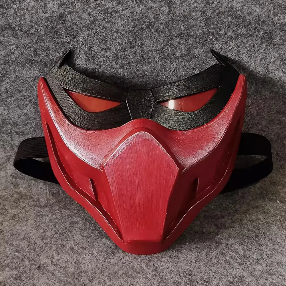 

Outlaws Red Hood Jason Mask Cosplay Props for Halloween Christmas Party Comic Show Birthday Party Custom Accessory