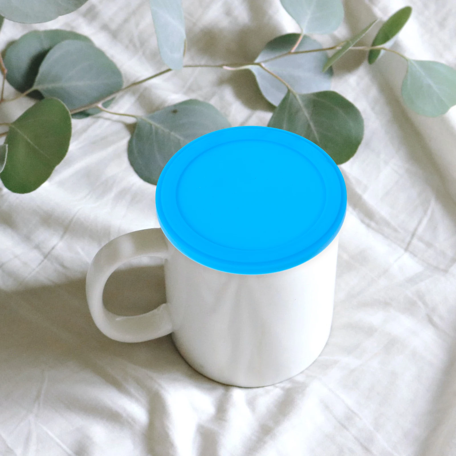 

2 Pcs Cups with Lids and Silicone Universal Coffee Mug Covers Silica Gel for Mugs Travel