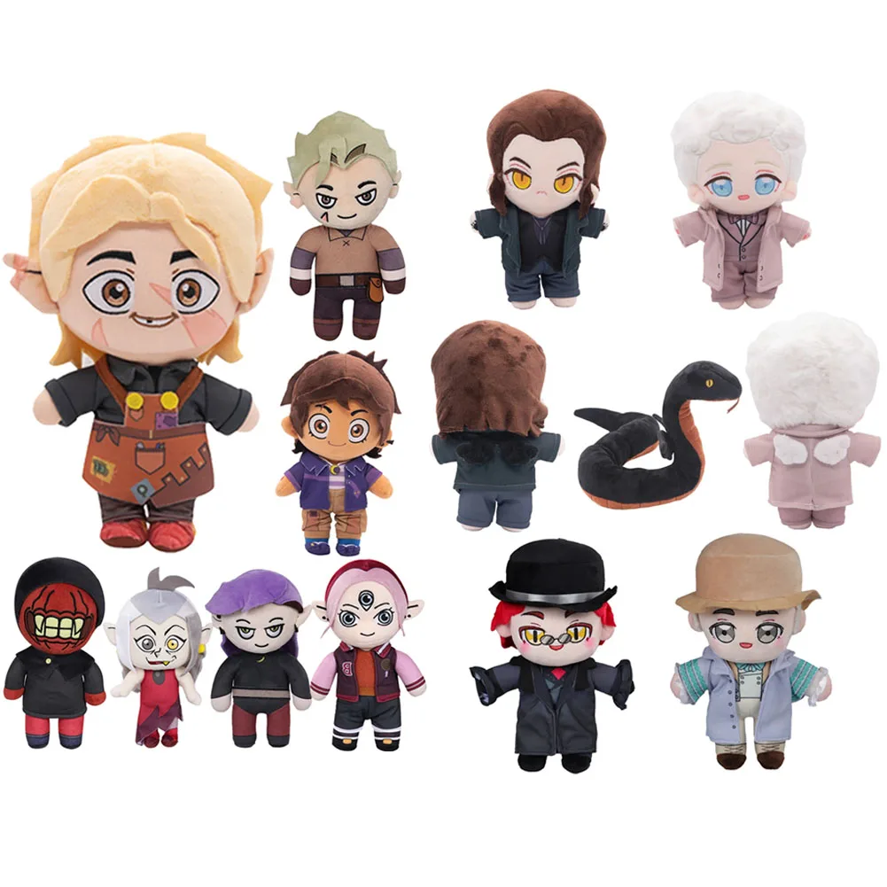 Aziraphale Diabo Crowley Pelúcia Mascote, TV Good Cosplay, Omens Fantasia Fantoche, Acessório Traje, Decoração Presentes de Aniversário, 20cm Ângulo