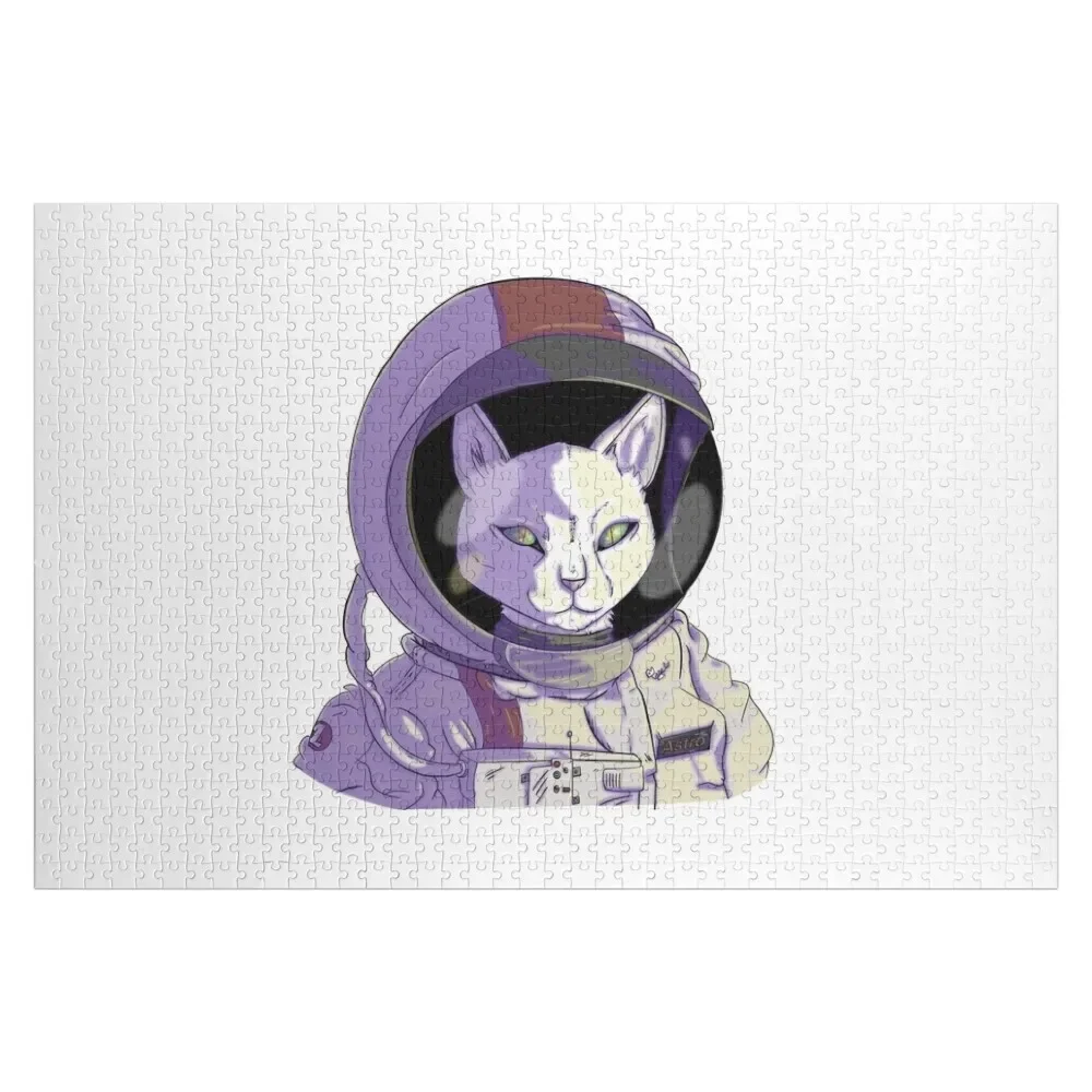 

Space Cat Jigsaw Puzzle Wooden Name Anime Wooden Jigsaws For Adults Wooden Animal Puzzle