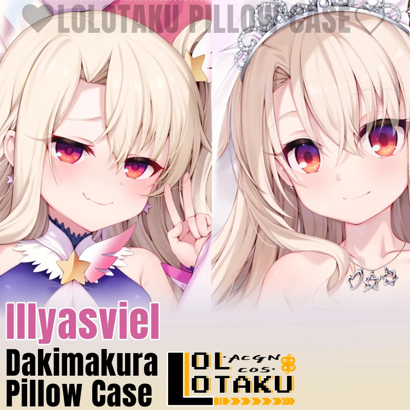 Illyasviel Dakimakura Fate Grand Order Pillowcase Hugging Full Body Sexy Pillow Case Cushion Cover Home Bedding Decor Otaku Gift