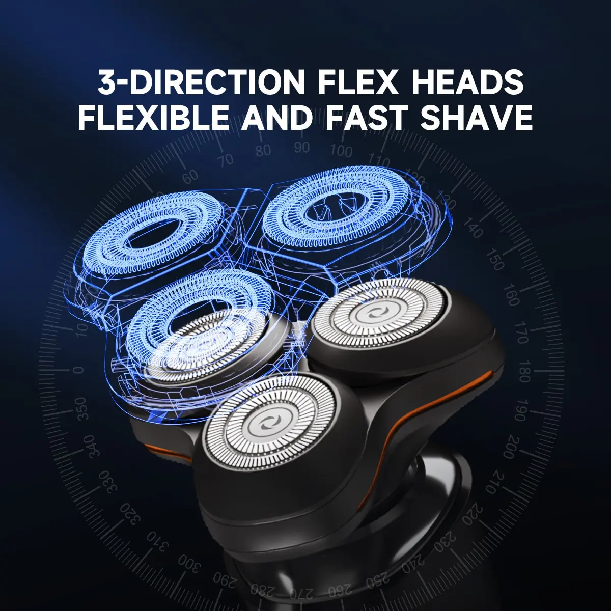 ENCHEN X8 Electric Shaver Magnetic Cutter Blade Waterproof Type-C Rechargeable Portable Men Beard Trimmer