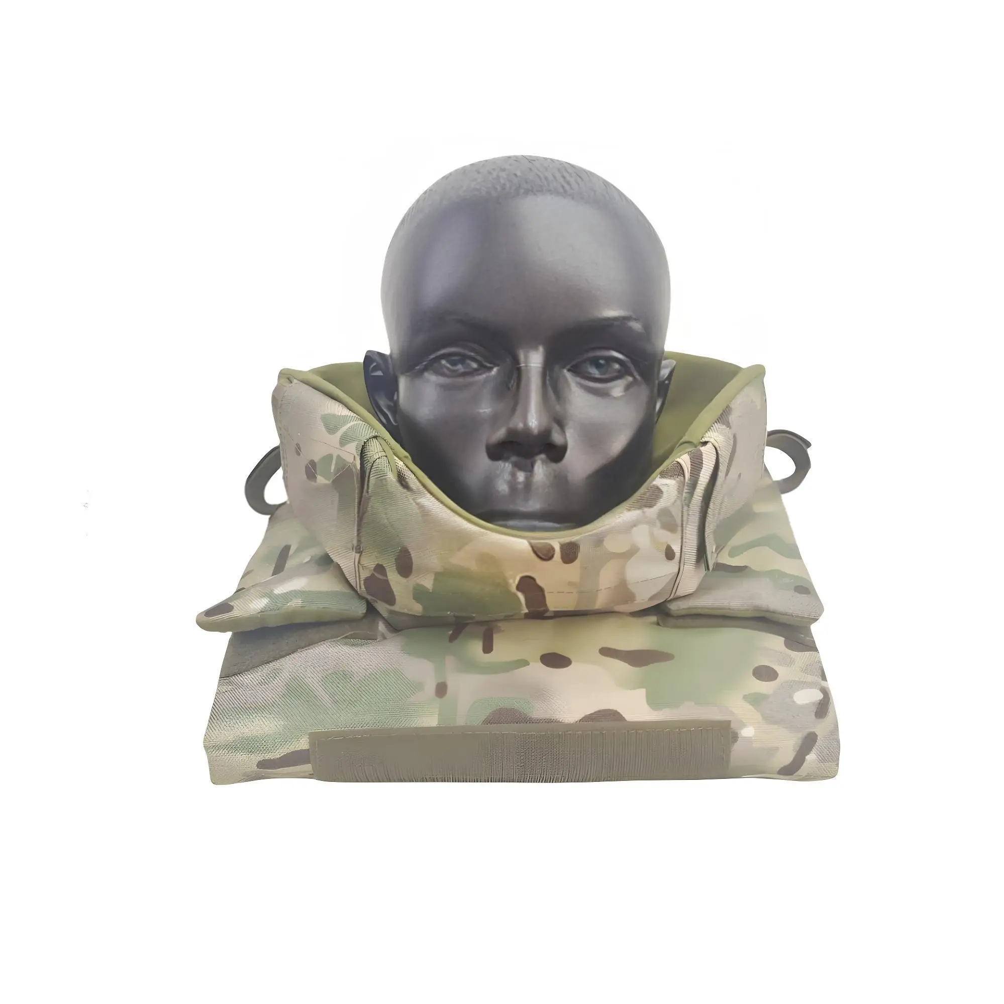 Level IIIA Soft PE Neck Throat Protector Tactical Vest Accessory Front & Rear Collar Guard Neck Collar Protection Gear Outdoor