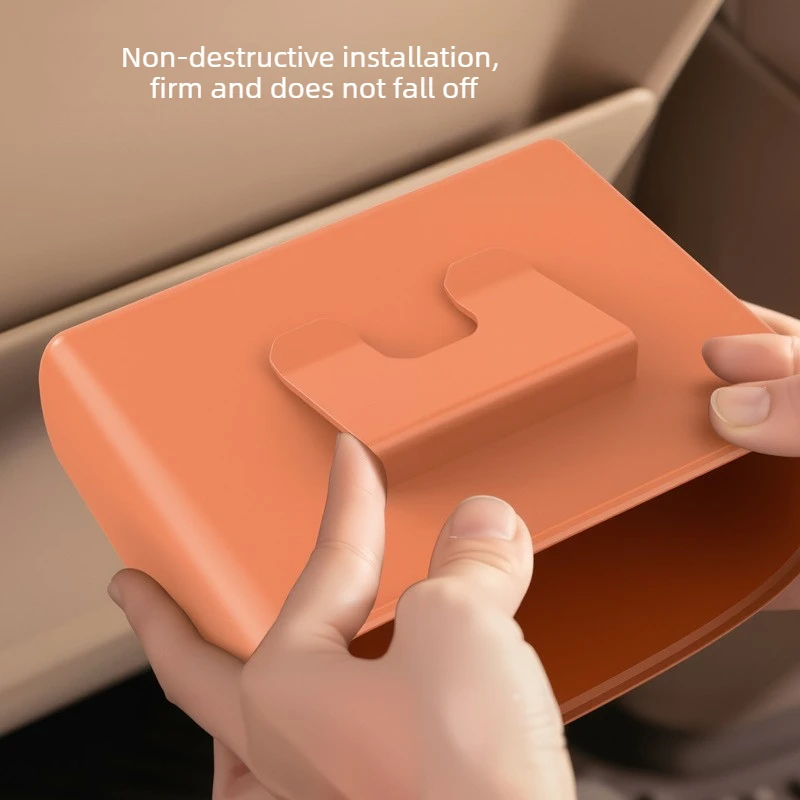 Multifunctional Car Hanging Trash Can Door Mount Umbrella Storage Bucket Front Seat Vehicle Interior Organizer Bin