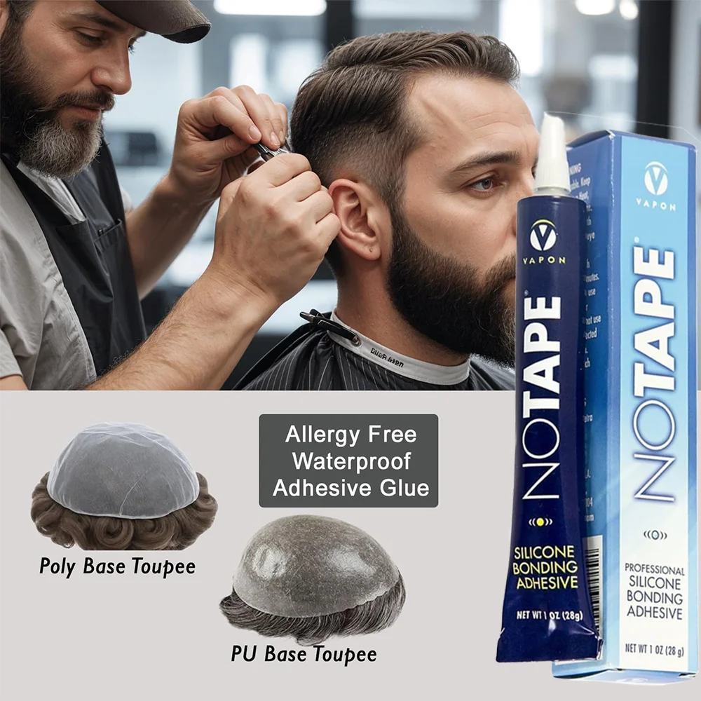 cola para lace front prova d agua Adhesivos de unión de silicona para hombre, adhesivos profesionales impermeables para sistemas de cabello,