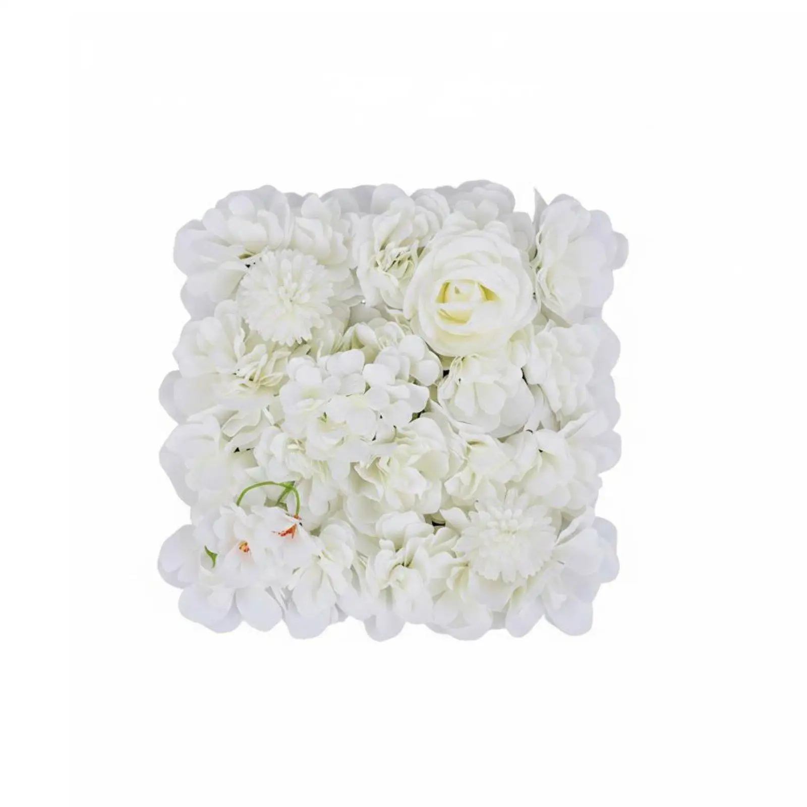 Artificial Rose Flower Wall Panel for Wedding Ceremony Backdrop Decorative Silk Panel