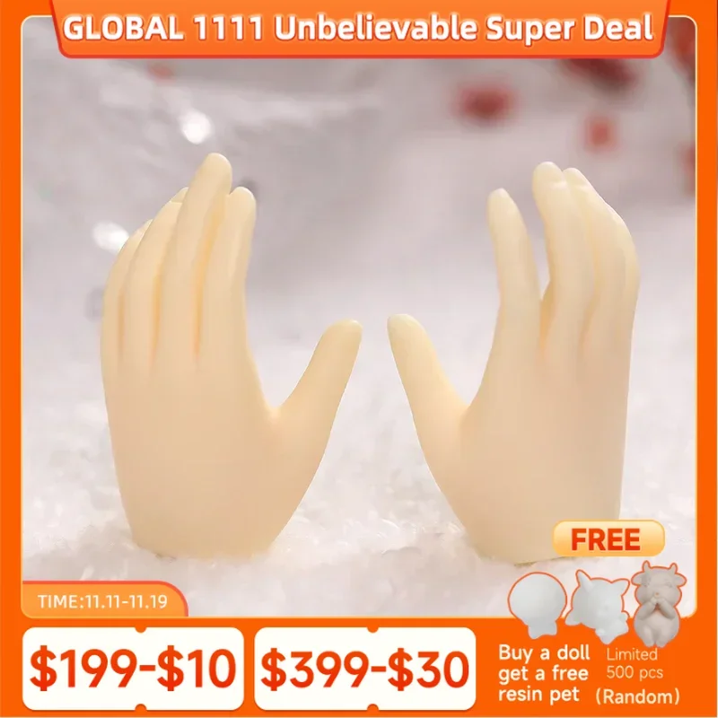 

Кукла BJD 1/4 применяется к форме руки, тело куклы Minifee, фигурки кукол из смолы, обнаженная игрушка