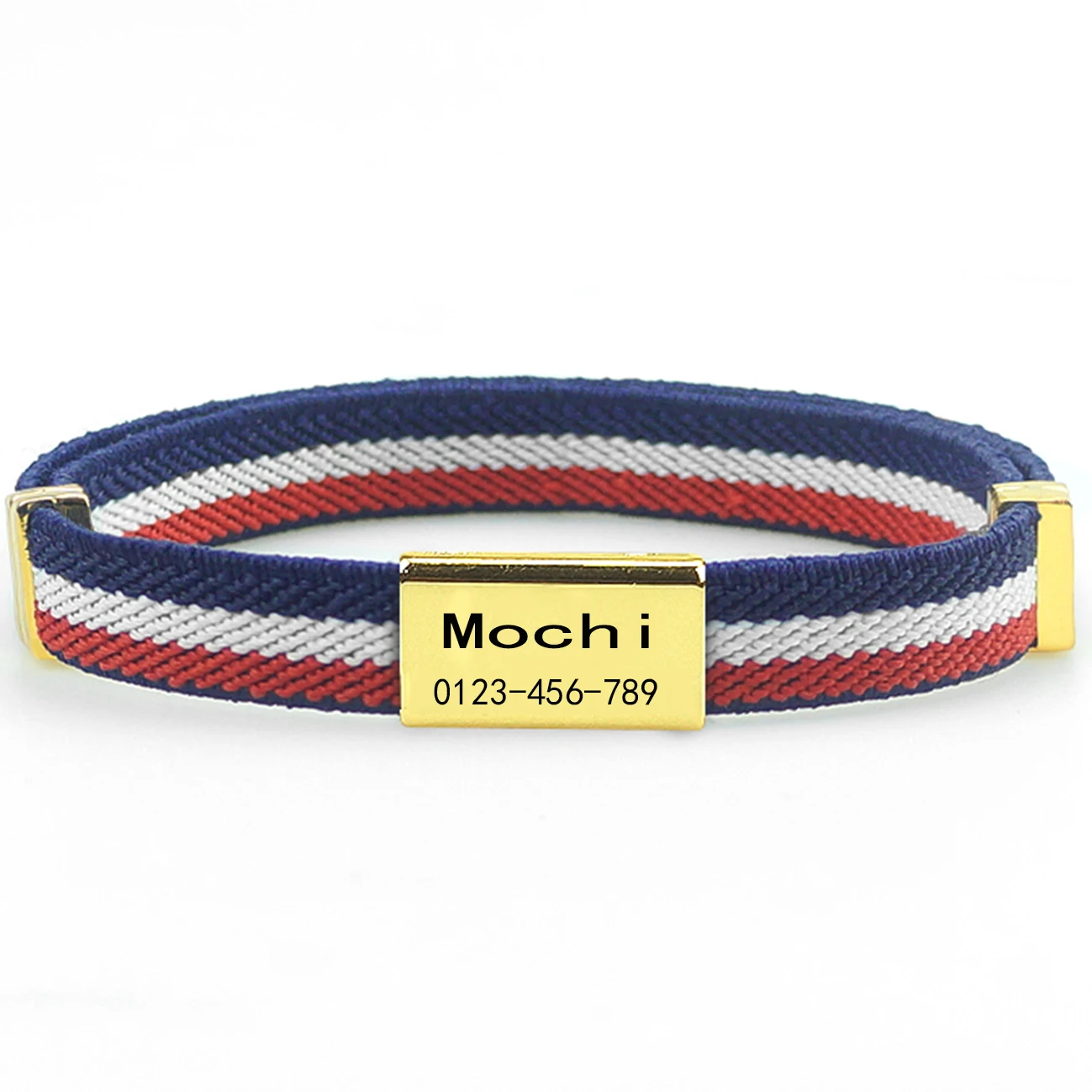Modisches, anpassbares Katzenhalsband mit graviertem Namensschild, verstellbar, abtrünniger Kätzchen-Halskette für kleine Hunde, Haustier-ID, kratzfest – Detail 14