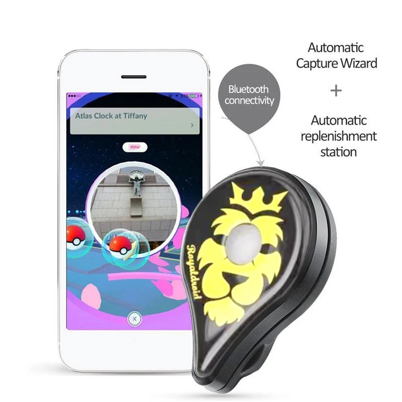 Braccialetto da polso superiore Bluetooth Digital ricaricabile Watch Band Switch accessorio di gioco cattura automatica per Pokemon Go Plus