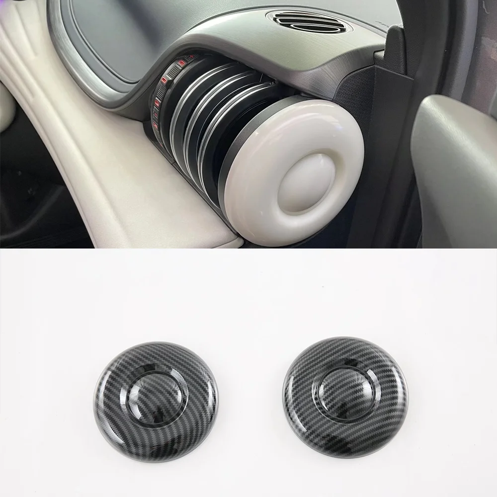 Auto Inside Front Side Air Conditioner Outlet Cover Car Body Kit Upgrade Trim For BYD ATTO 3 YUAN PLUS 2023