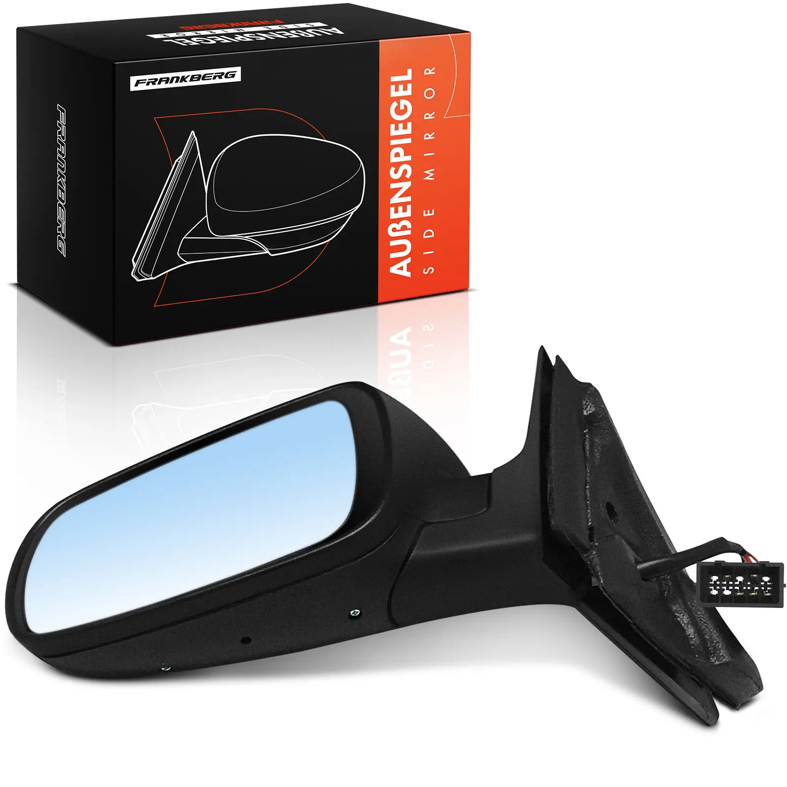 Frankberg 1x Außenspiegel Links für Audi A3 8L1 1.6L 1.8L 1.9L 1996-2000 8L1858531 8L18585313FZ-TXT-FLAT 4B1857535C 8L18585313FZ