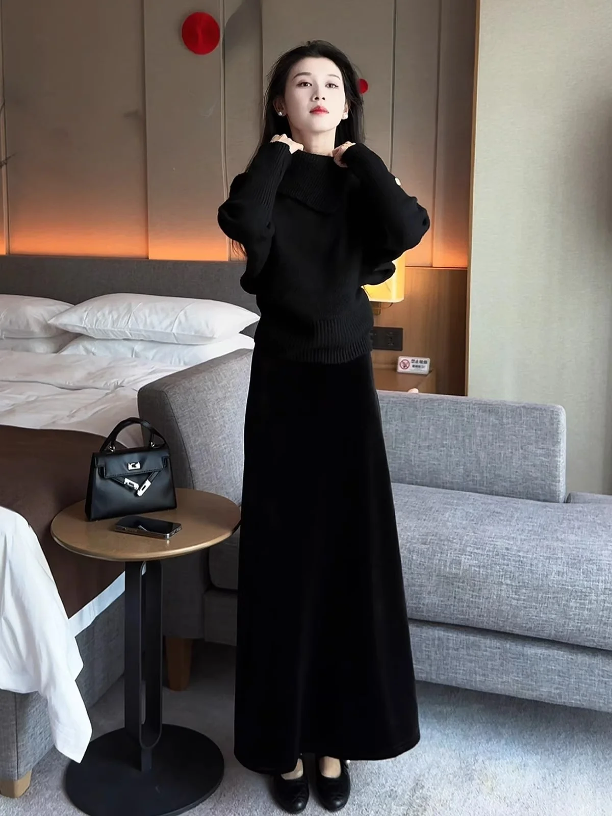 

Осень-зима, нерегулярный свитер, комплект Dr, женский модный высококачественный комплект одежды, зимняя одежда, длинная футболка све