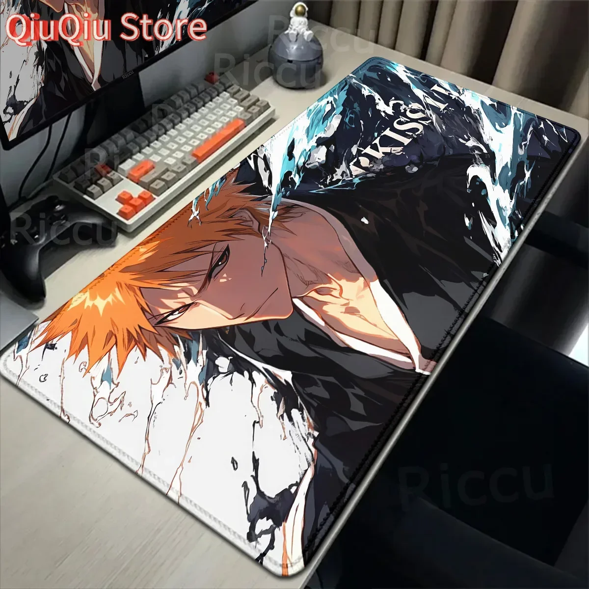 

Hot Bleach Mouse Pad Anime Large Mousepad Manga Panel Laptop Office Shounen Rubber Soft Table Pc Gaming HD Printing Non-Slip Mat