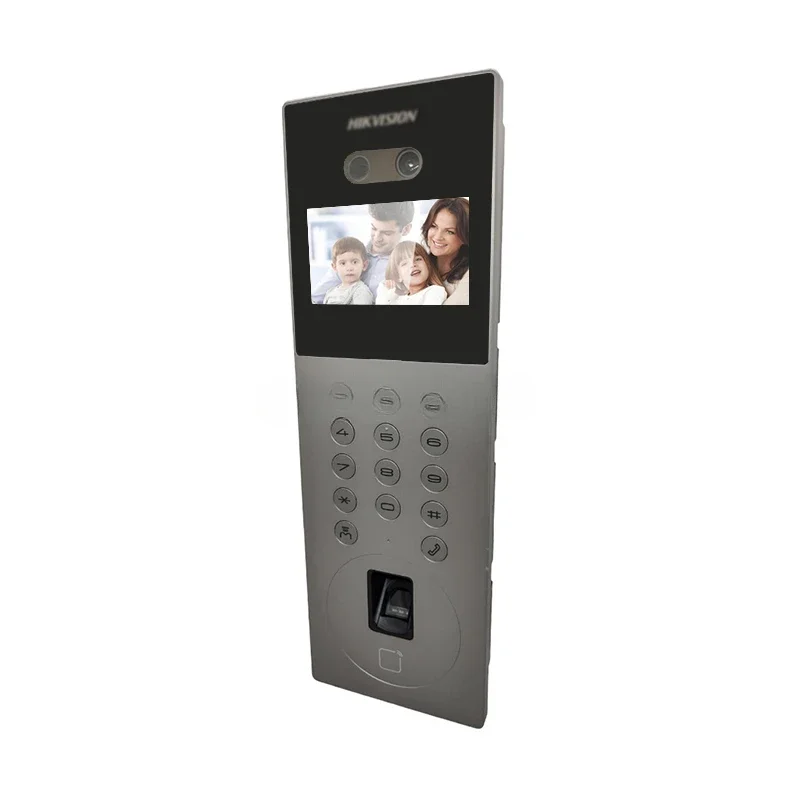 DS-KD9203-FE6 Facial Fingerprint Recognition Outdoor Door Station DS-KD9203-FE6 Apartment IP Video Phone