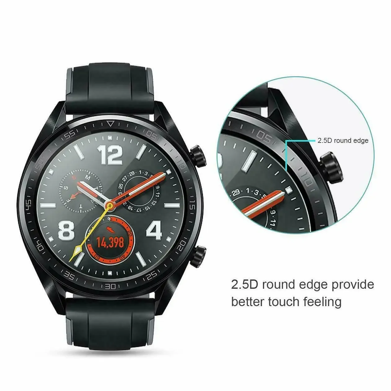1/5Pcs Screen Protector For Huawei Watch GT Runner HD Tempered Glass Anti-scratch Film For GT2 Pro GT3 Pro 46mm GT CYBER GT3 SE