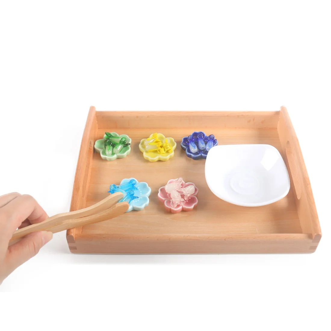 Montessori Practical Life Material Sensory Bin Tools Basic Life Skills Fine Motor Skill Montessori Educational Toys E0464H