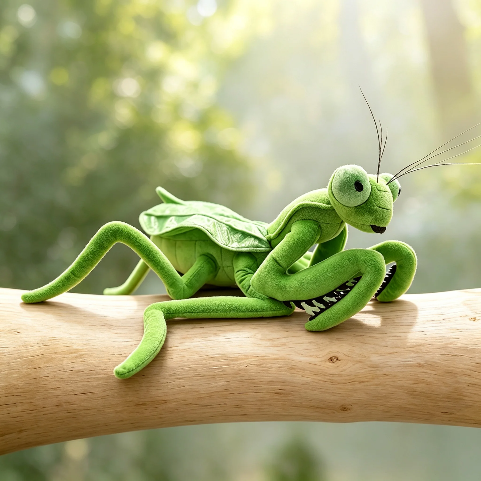 Cute Brown Green Mantis Plush Doll Stuffed Insect Animal Soft Plush Toy Home Sofa Decoration Gift Boy Girl Kid Birthday Present