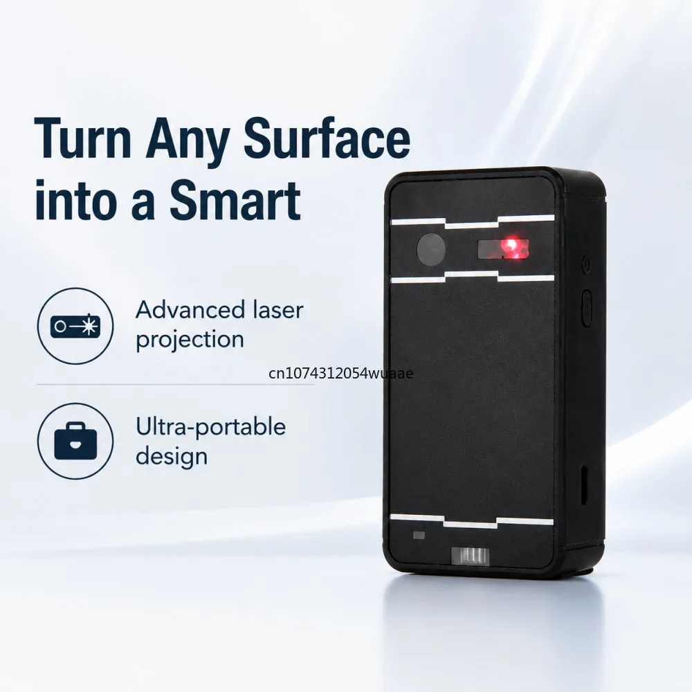 Portable Bluetooth Virtual Laser Leyboard Wireless Projection Mini Touch Keyboard For Computer Mobile Phone With Mouse Function