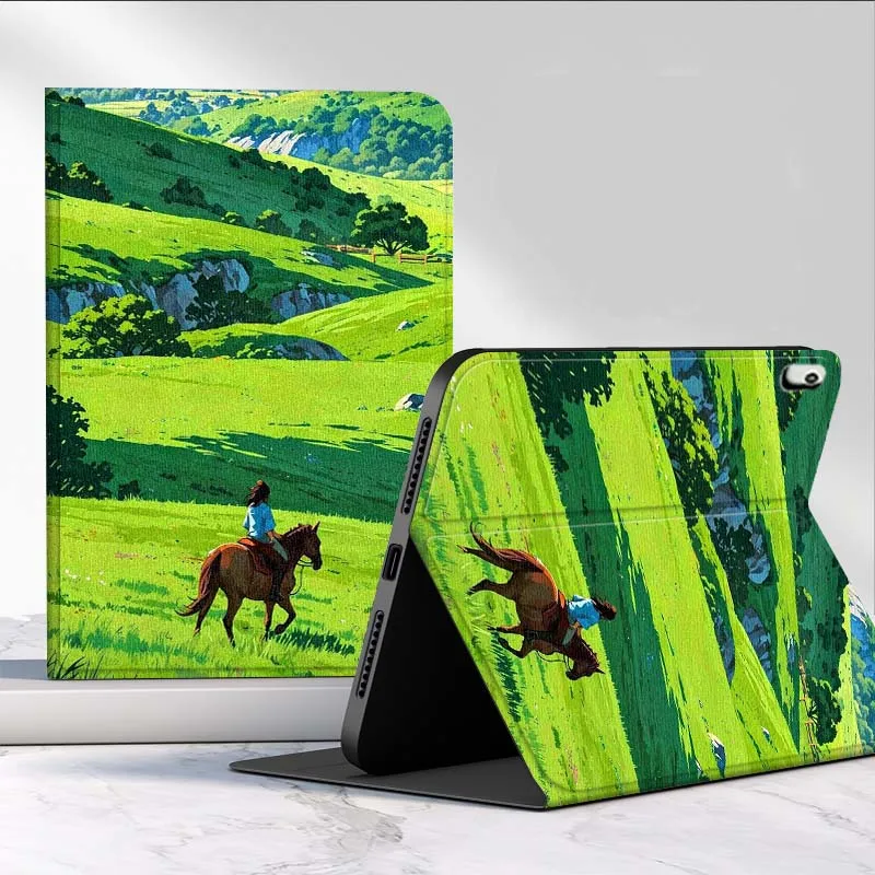Grassland Horse For Huawei MediaPad MatePad Pro Air 12 X T5 T10S M6 M5 C5e SE 11 11.5 10.4 Inch Tablet Case