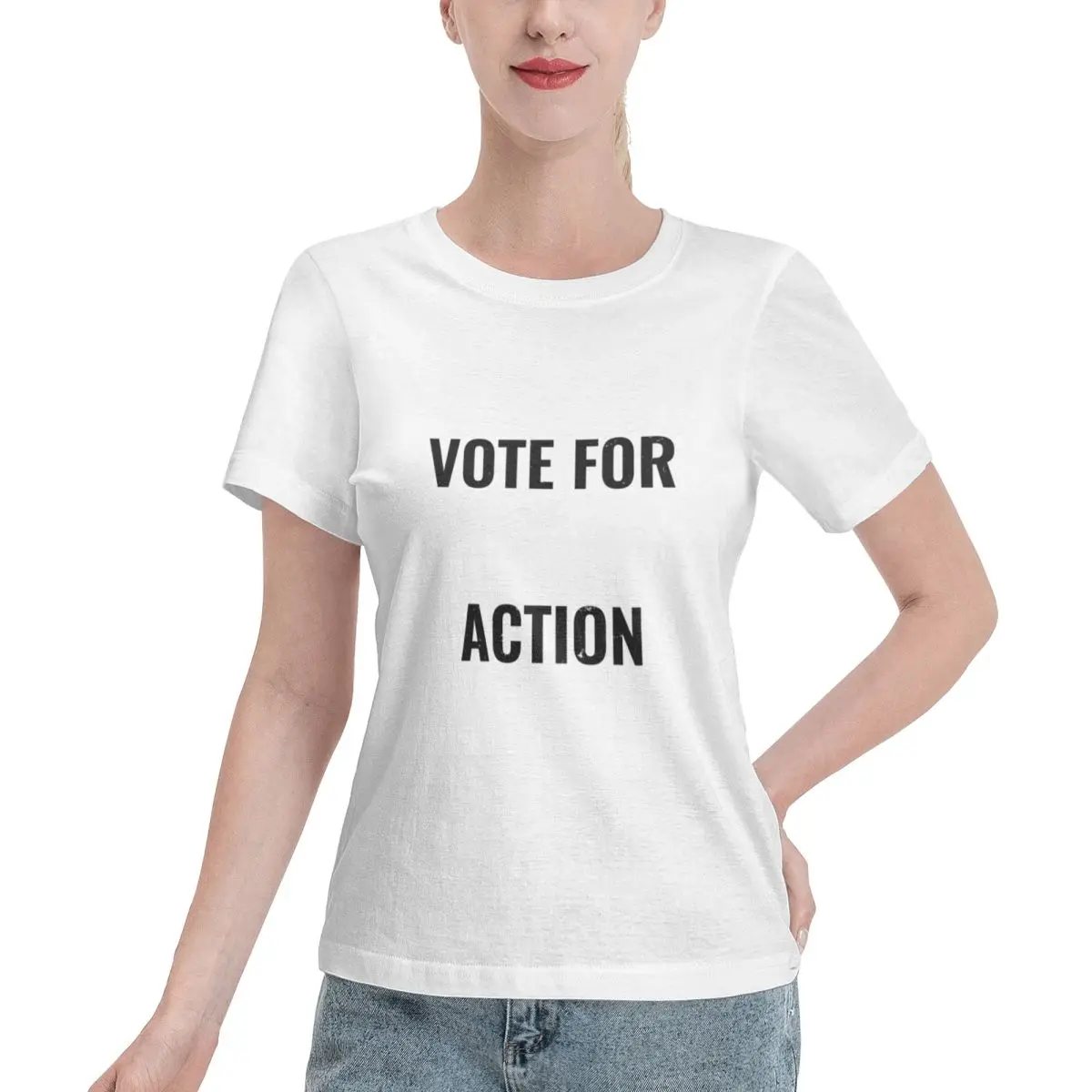No Fade Vote For Climate Action - Stop Climate Change Women's T-shirt Aesthetic Outfit Summer Women Top