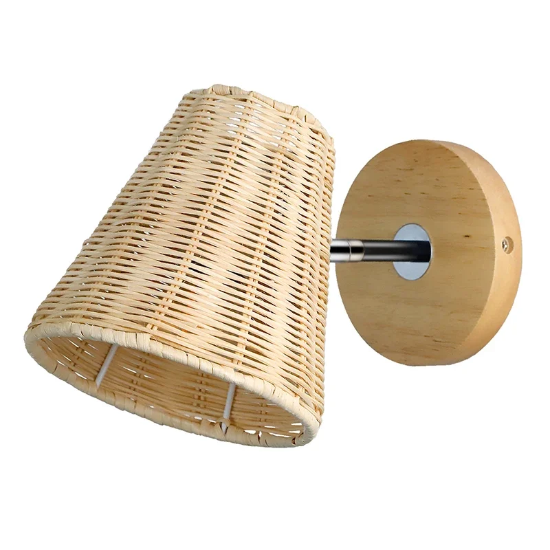 

Japanese Style Wood Wall Lamp Modern E27 LED Wall Light Bedside Light Indoor Lighting Romm Decor For Bedroom Hotel Living Room