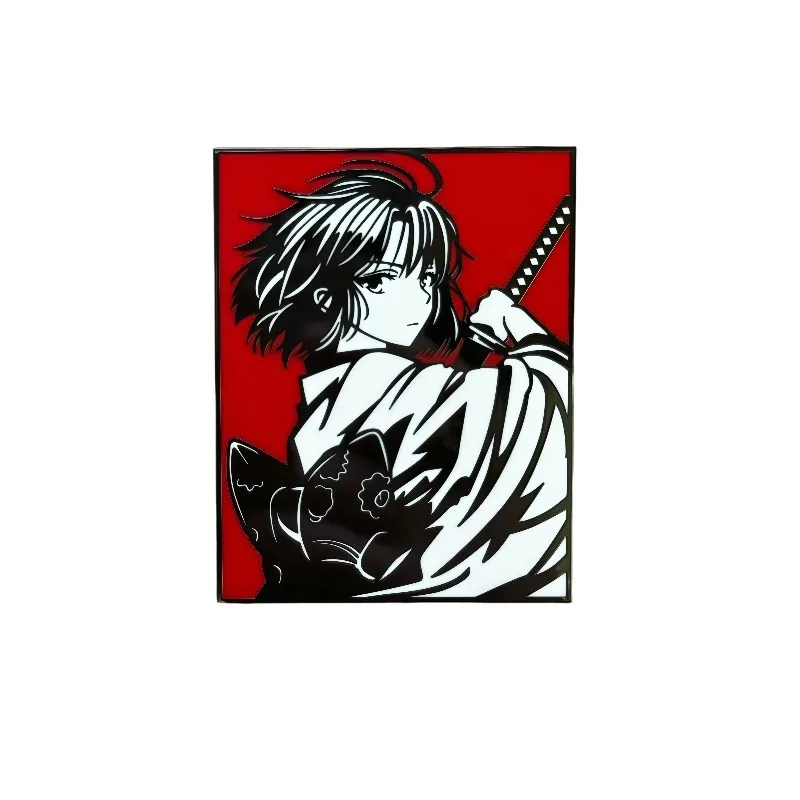 The Garden of Sinners Animation Metal Brooch Anime Japanese Style Character Badge Creative Personalized Clothing