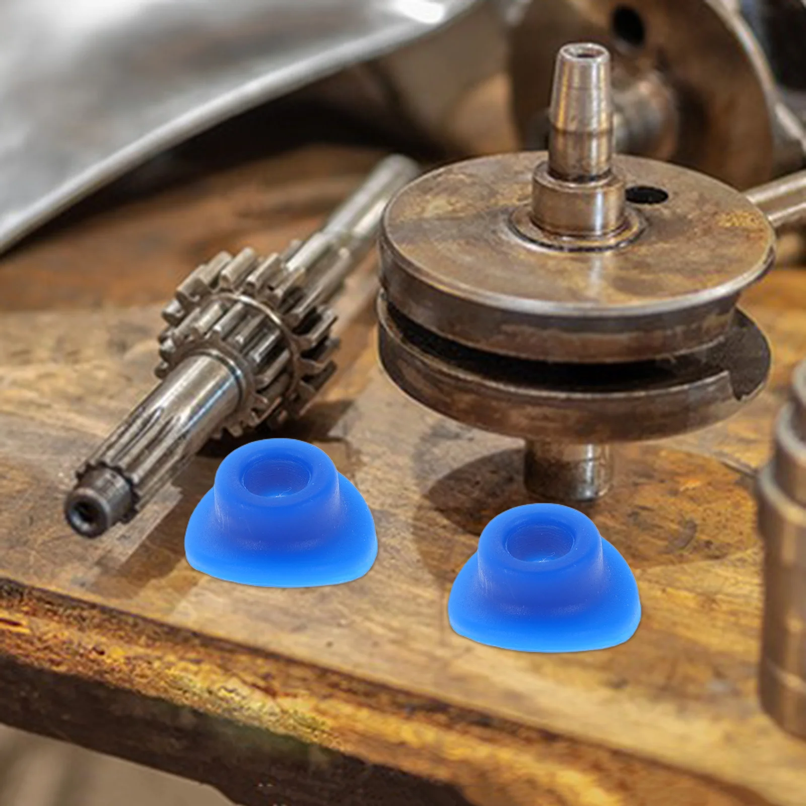 2 قطعة دراجة نارية صمام الجذعية قبعات سيليكون العالمي صالح للدراجات سيارة شاحنة الإطارات مقاوم للماء الغبار غطاء الصمام جوانات #1