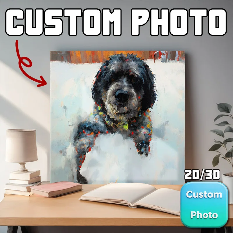 Impresión Artística en Lienzo, Arte Mural Personalizado, Cálido y Conmovedor, Transforma tus Fotos en Arte Mural, Regalo Ideal para Todas las Temporadas, Estilo de Arte Decorativo Moderno, Fotos Familiares Personalizadas, Regalo Único para Parejas, Marco 