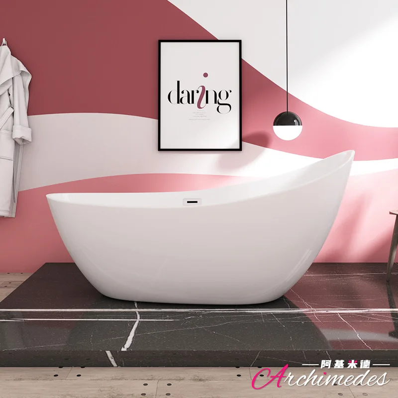 YJQ Bathtub B & B Fashion Personalized Art Bathtub AJ-6062