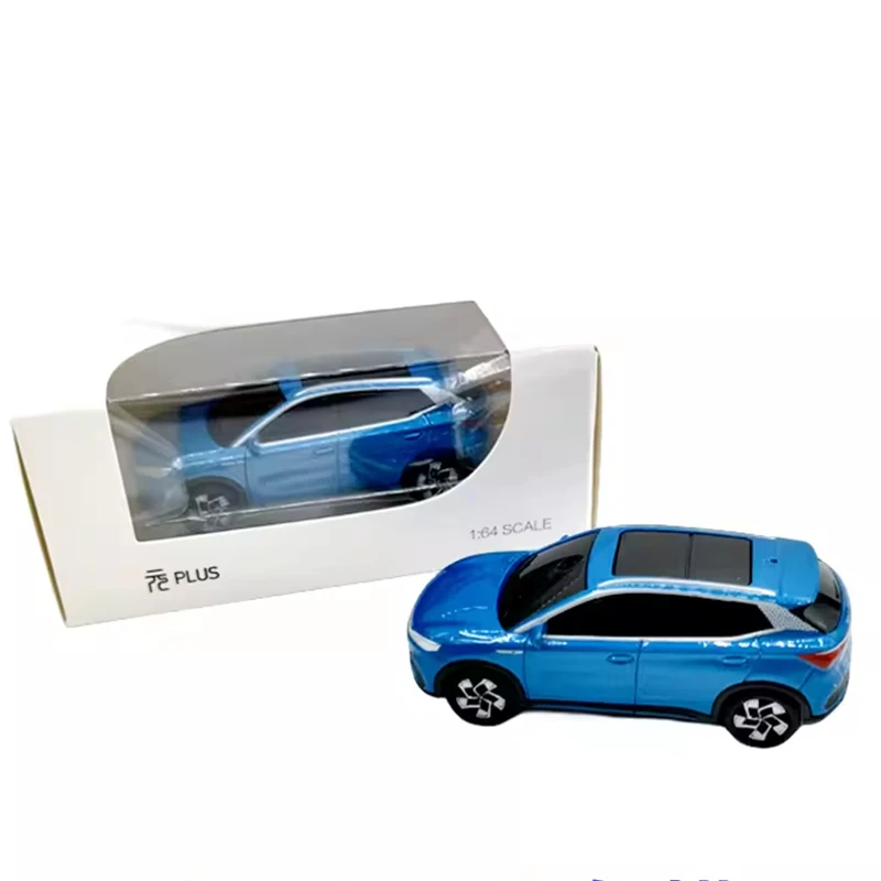 

Литой под давлением масштаб 1:64, BYD Yuan Plus, внедорожник, имитация сплава, модель автомобиля, украшение, коллекция, дисплей, игрушки, подарки