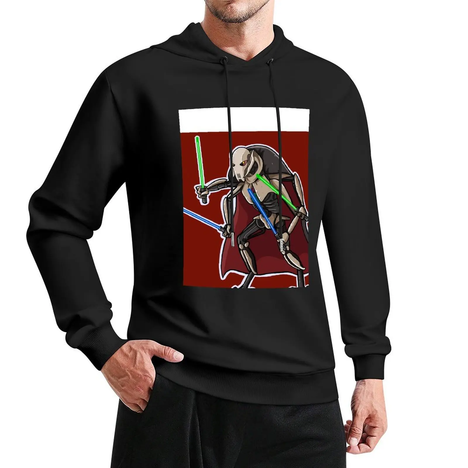 

General Grievous chibi Pullover Hoodie anime clothes autumn new products hoody